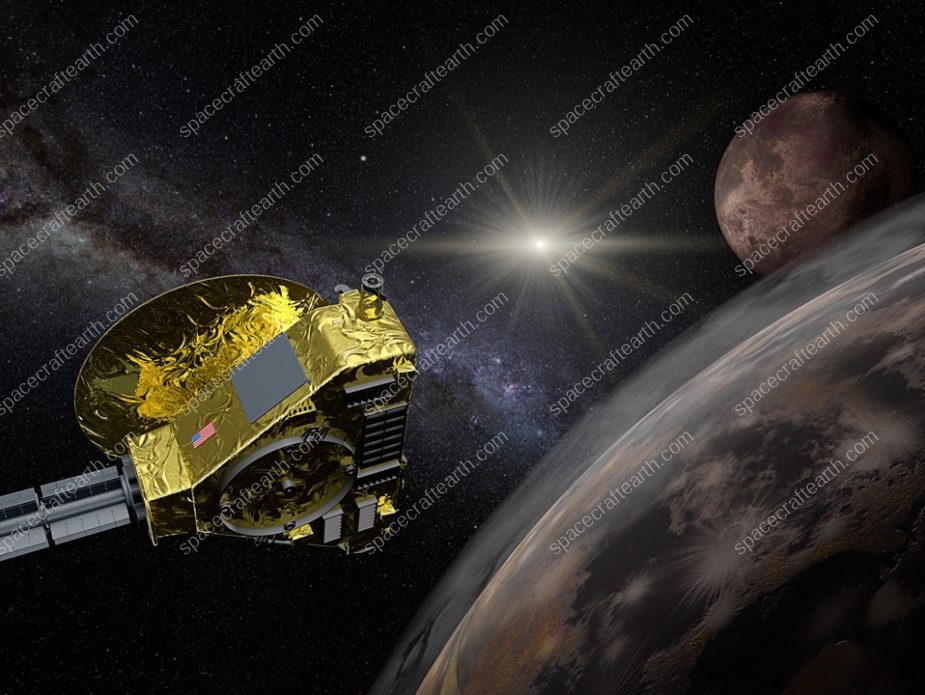 New-Horizons-space-probe-Pluto-flyby-in-action